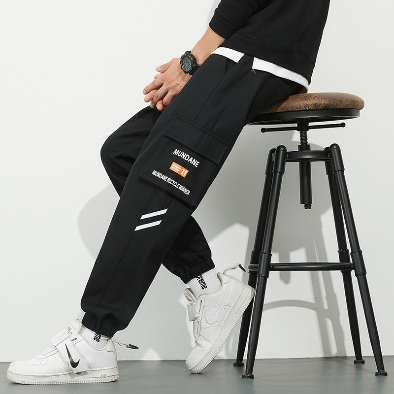 Men's Urban Camouflage Jogger with Utility Pockets and Elastic Ankle Hem Mune Fashion