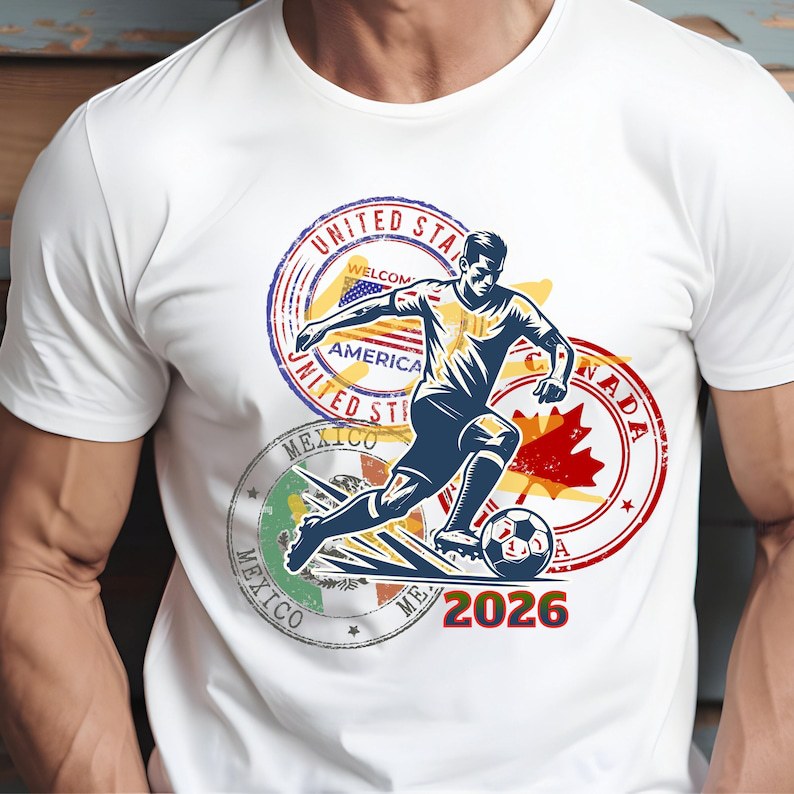 Unisex nan sporty football T-shirt with retro stamp print and breathable cotton blend Mune Fashion