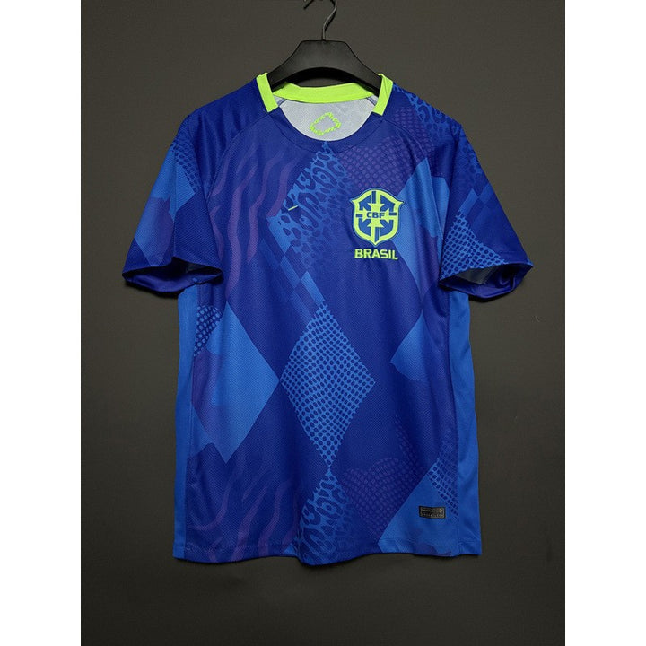 Men's breathable performance soccer jersey with mesh inserts and embroidered Mune Fashion badge