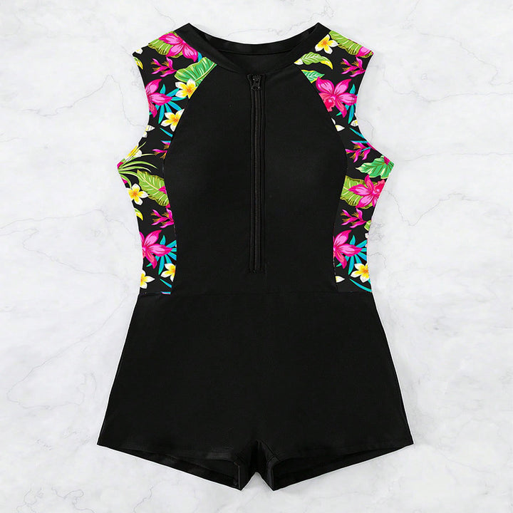 Women's Surf Suit with Floral Design Mune Fashion