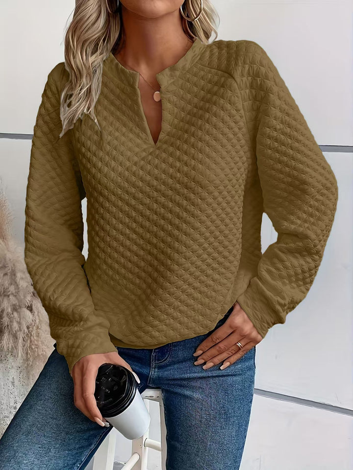 Women Stylish Stand-Up Collar Sweater Mune Fashion