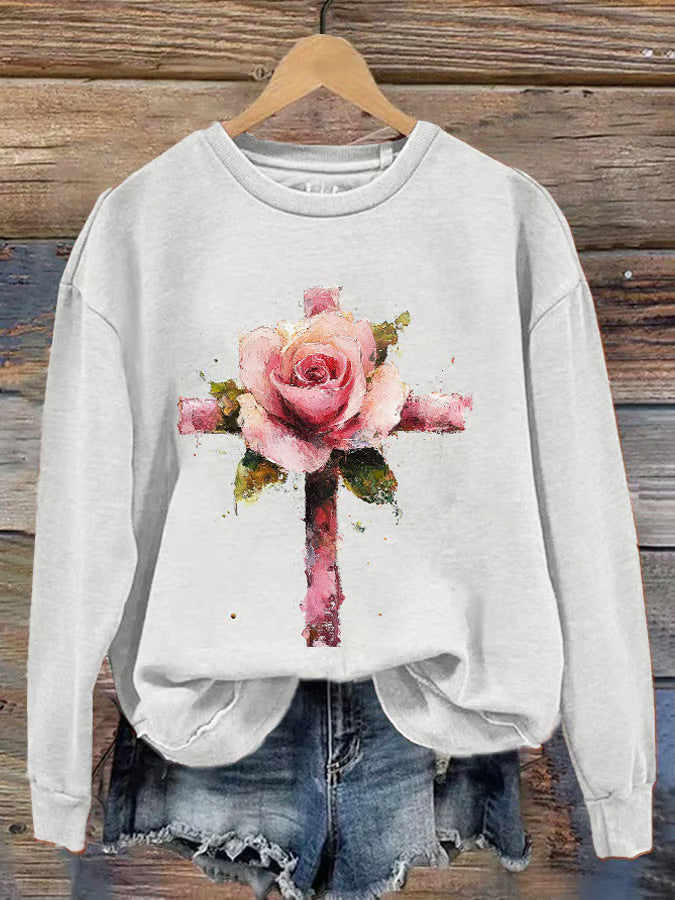 Ladies Cozy Sweater with Heart Motif Mune Fashion