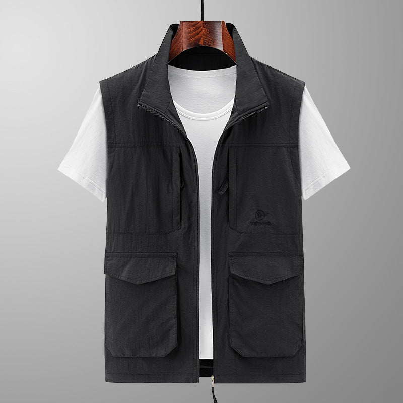Men's Multifunctional Outdoor Vest with Practical Pockets Mune Fashion