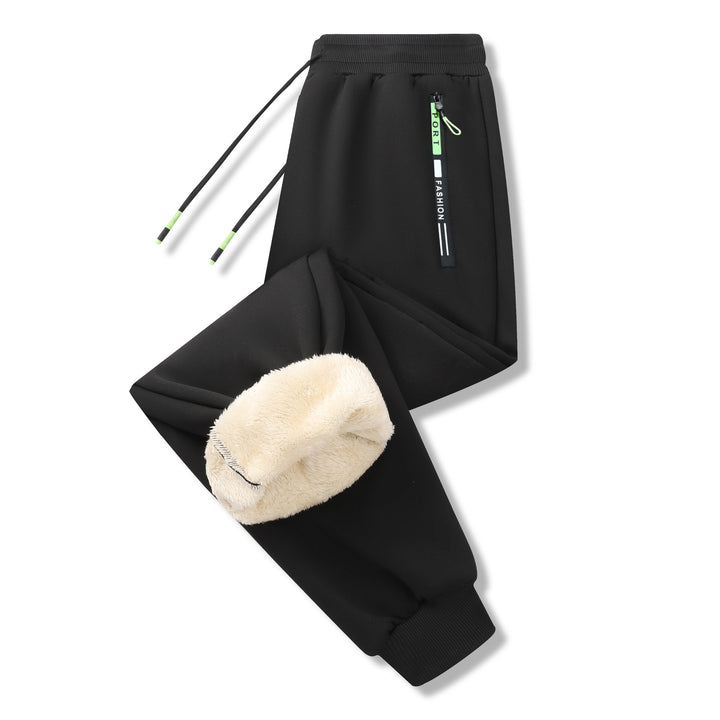 Men's sporty jogging pants with fleece lining Mune Fashion