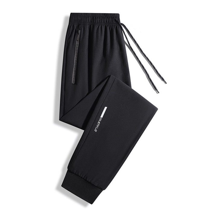 Men's Sporty Jogging Pants with Practical Zipper Pockets Mune Fashion