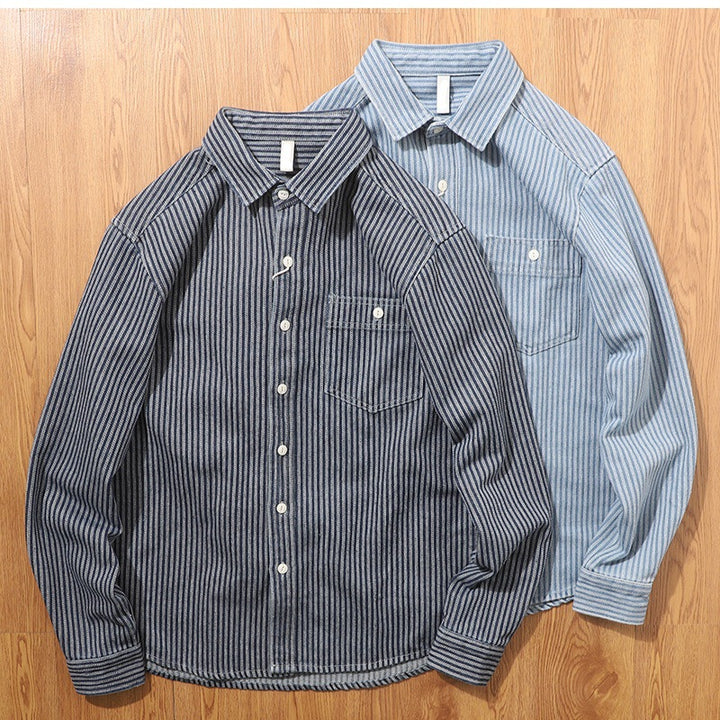 Men's Checkered Shirt Jacket made of Soft Cotton Blend Mune Fashion