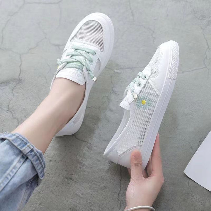 Women's casual sneakers with colorful floral pattern Mune Fashion