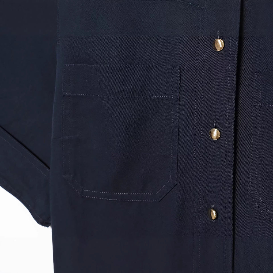 Women's short-sleeve shirt dress with a continuous button placket, waist belt, and breast pockets Mune Fashion