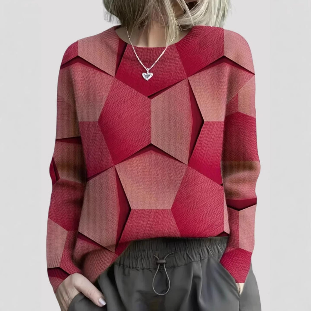 Ladies Patterned Sweater