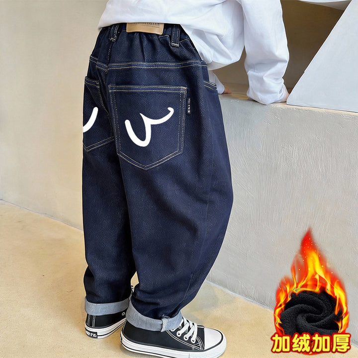 Unisex casual baggy jeans with unique pockets Mune Fashion
