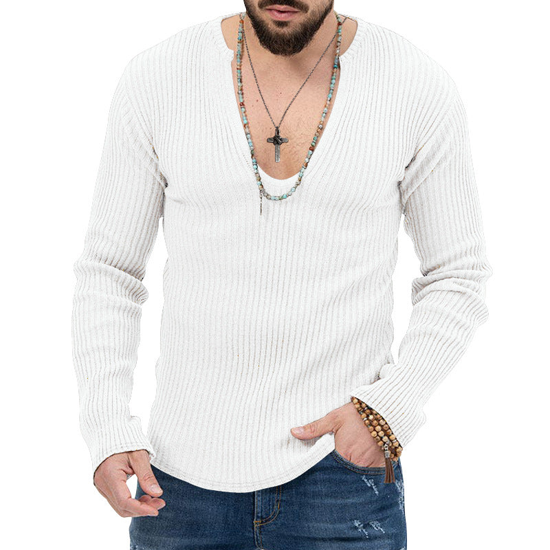 Men's lightweight fleece shirt jacket with snap button placket and side pockets Mune Fashion