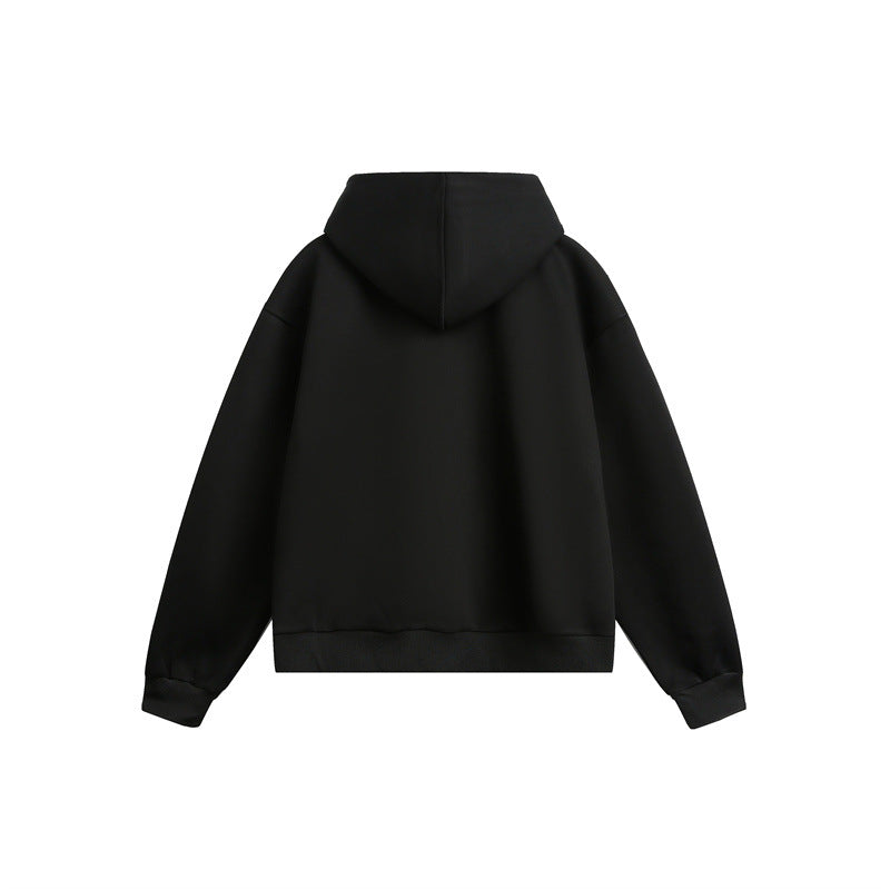 Unisex Light Oversize Hooded Sweat Jacket with Full Zip, Raglan Sleeves and Side Pockets Mune Fashion