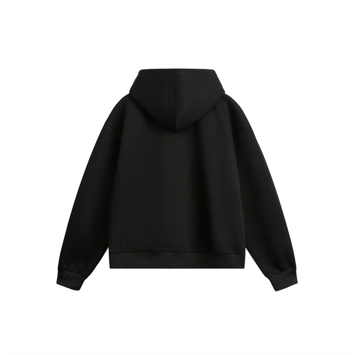 Unisex Light Oversize Hooded Sweat Jacket with Full Zip, Raglan Sleeves and Side Pockets Mune Fashion