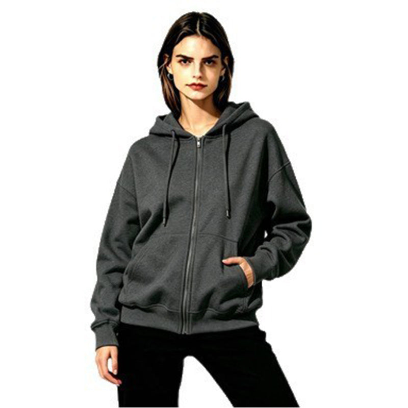 Ladies Soft Hooded Sweatshirt with Full Zip Mune Fashion