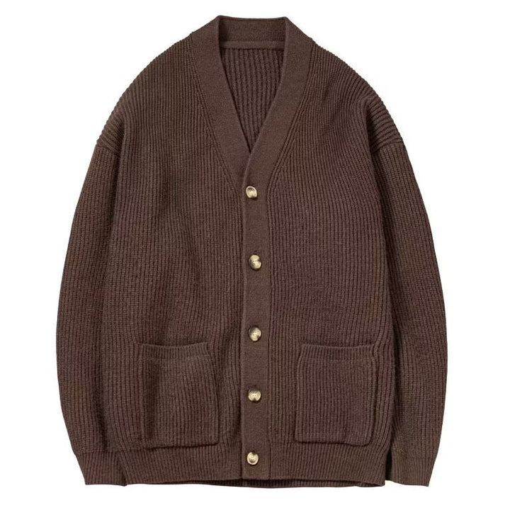 Men's Modern Cardigan with Button Placket Mune Fashion