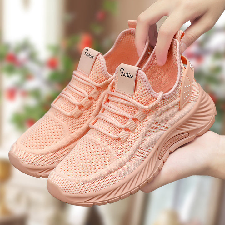 Women's fashionable performance knitting trainer with orthopedic insole and cushioned profile outsole Mune Fashion