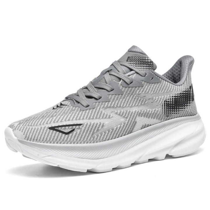 Unisex lightweight street training shoes with woven performance upper and cushioned dual-layer midsole Mune Fashion