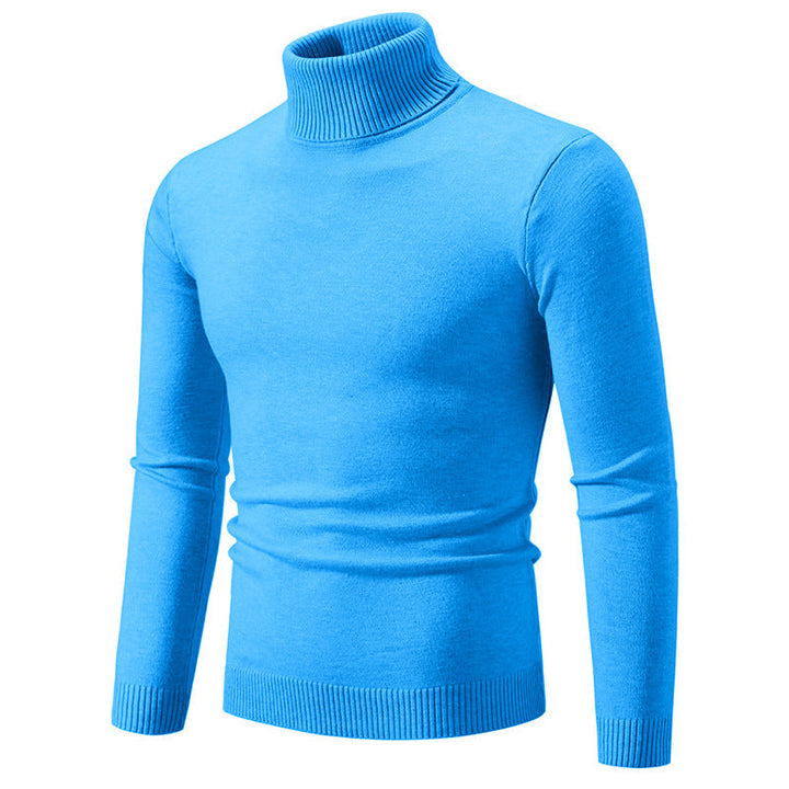 Men's Turtleneck Sweater Made Of High-Quality Cotton with A Pleasant Wearing Feel Mune