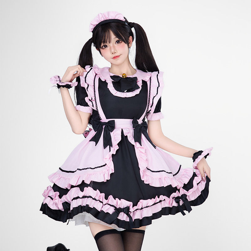 Girls playful costume dress with ruffles and cat ears Mune Fashion