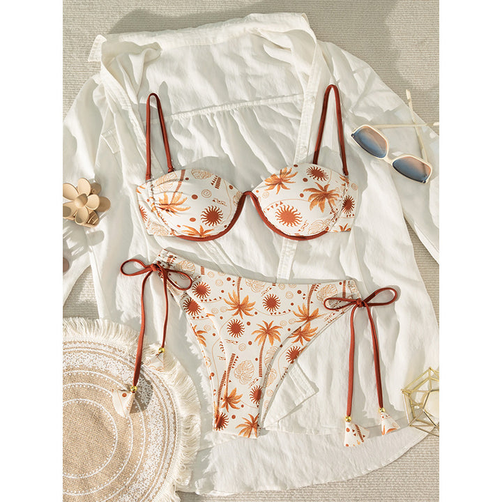 Women's Modern Bikini with Refined Lacing Details Mune Fashion