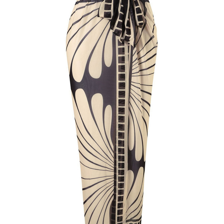 Ladies one-sided sport bikini with matching maxi skirt Mune Fashion