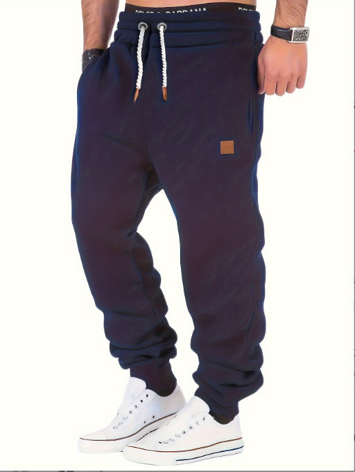 Men's mélange Relax Jogger with wide comfort waistband, twisted drawstring, and ribbed ankle cuffs Mune Fashion