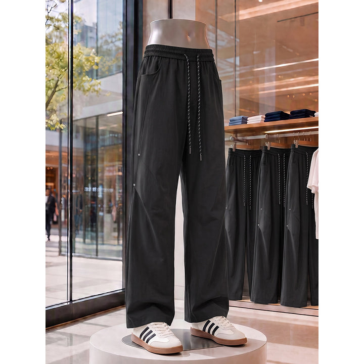 Women's loose-fitting casual pants with elastic waistband Mune Fashion