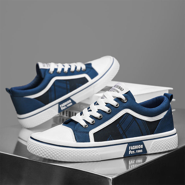 Women Fashionable Low-Top Sneakers with Graphic Accents Mune Fashion