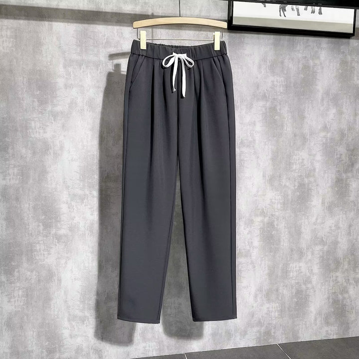 Women Comfortable Jogging Pants with Adjustable Waist Mune Fashion