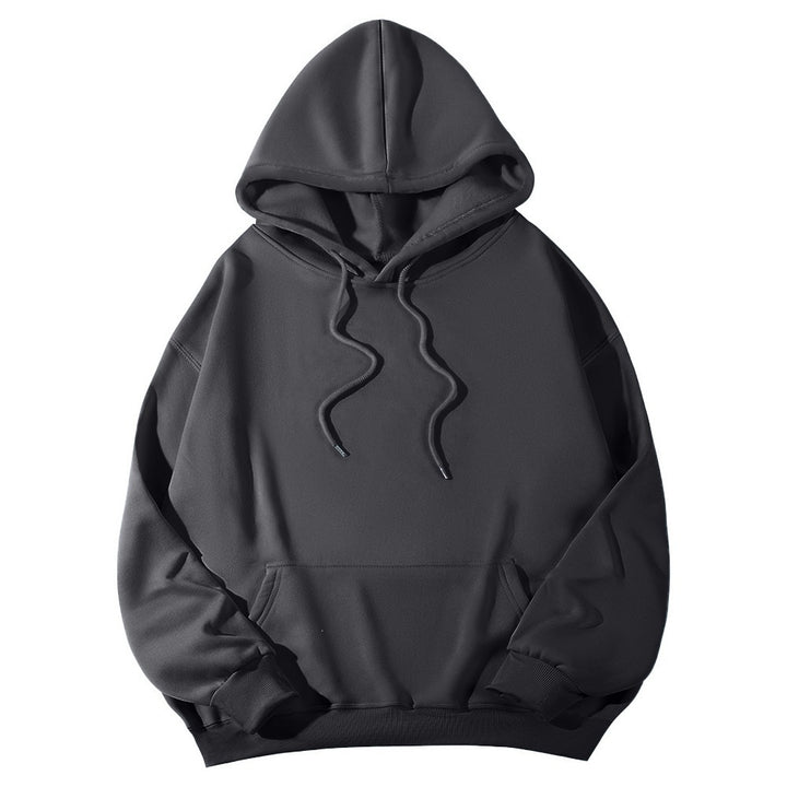 Unisex minimalist hoodie with extended back and kangaroo pocket Mune Fashion