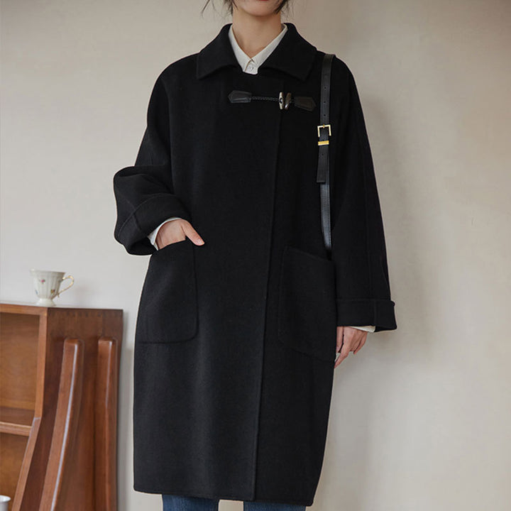 Women's fashionable oversized jacket with high collar Mune Fashion