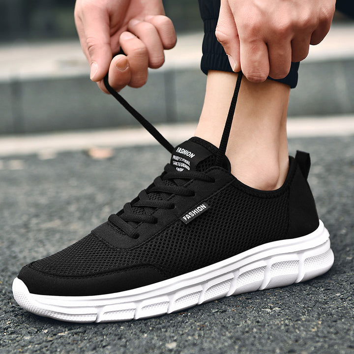 Unisex nan lightweight leisure sneakers with seamless mesh upper and viscoelastic midsole Mune Fashion