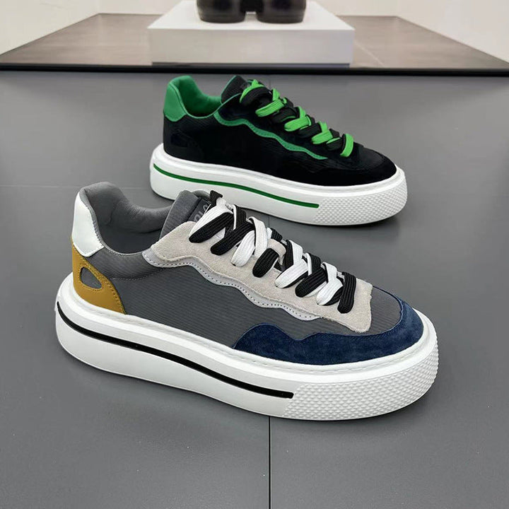 Women's Stylish Sneakers with High Platform Sole and Breathable Structure Mune Fashion