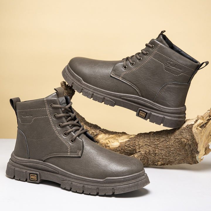 Men's Robust and Stylish Leather Boots Mune Fashion