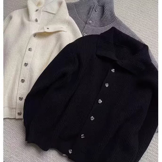 Unisex Oversized Cardigan with Button Placket Mune Fashion