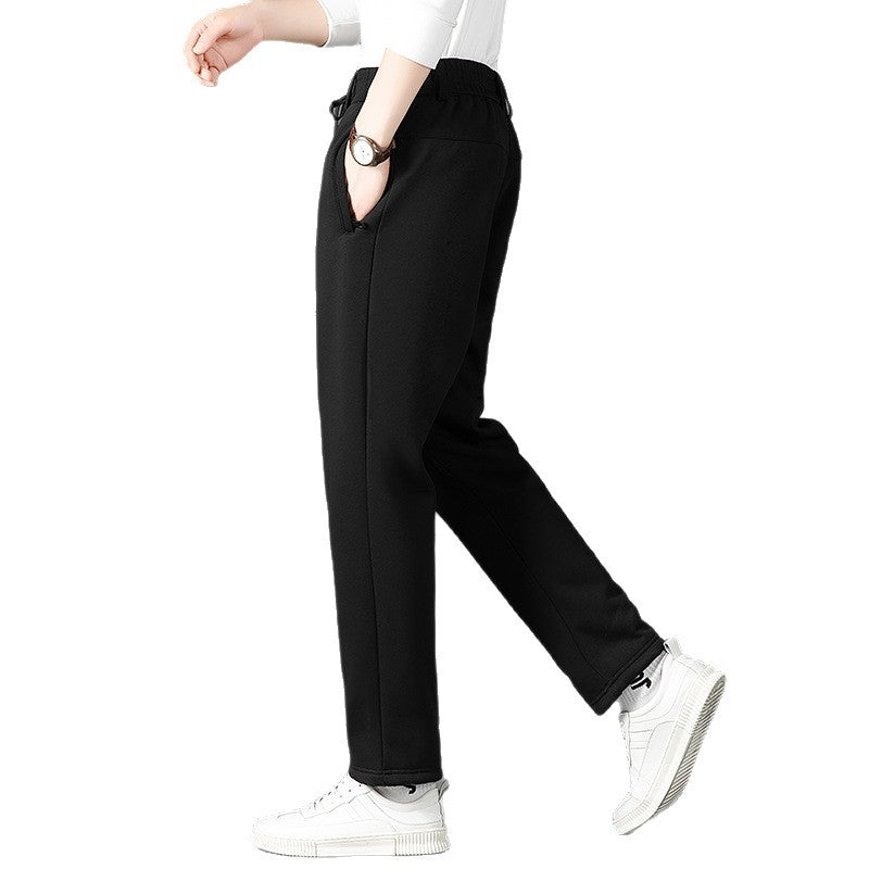 Men's thermo joggers with teddy lining, elastic waistband and zip pockets Mune Fashion