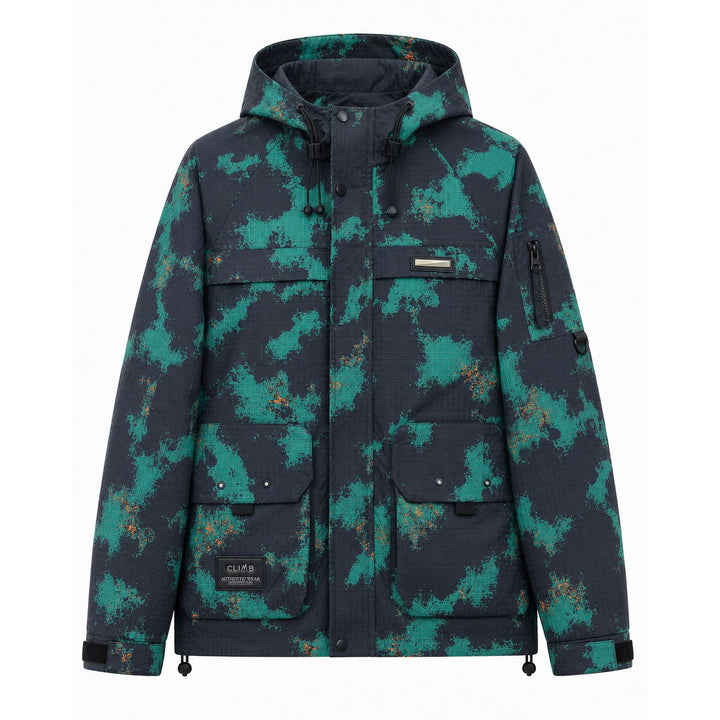 Men's Functional Outdoor Jacket with High Collar Mune Fashion