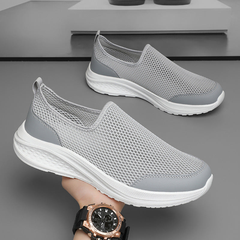 Unisex nan lighter slip-on sneaker with three-dimensional mesh structure, ergonomic cushioning and heel tab Mune Fashion