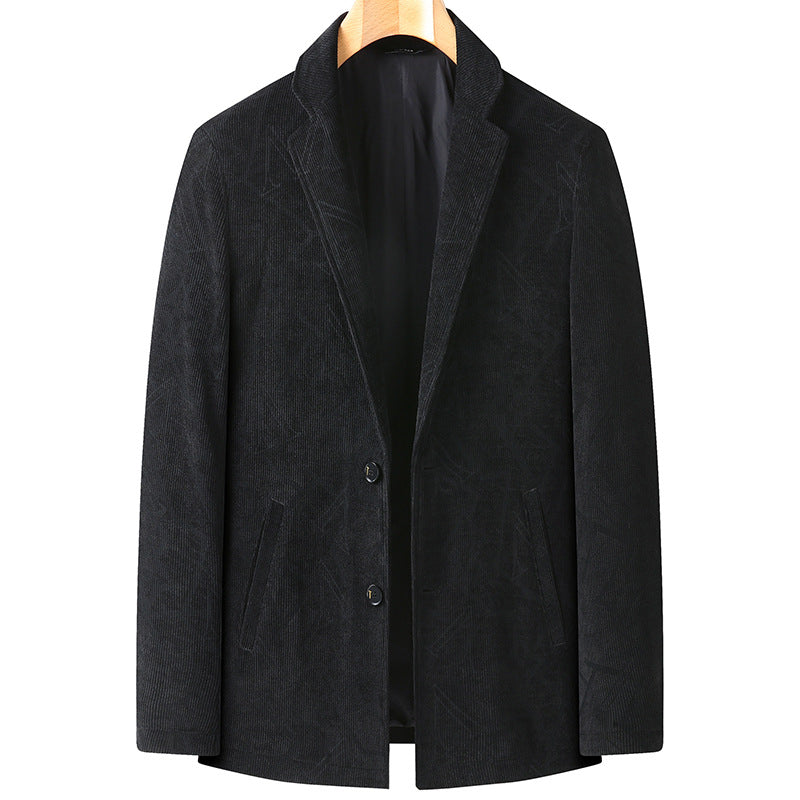 Men's Slim Structure Blazer made of Wool Blend with Light Lining Mune Fashion