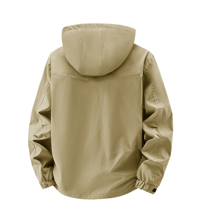 Men's Technical Weather Jacket with Removable Hood Mune Fashion