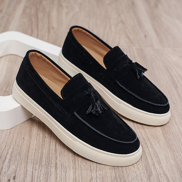 Men's Stylish Moccasins with Fringes Mune Fashion