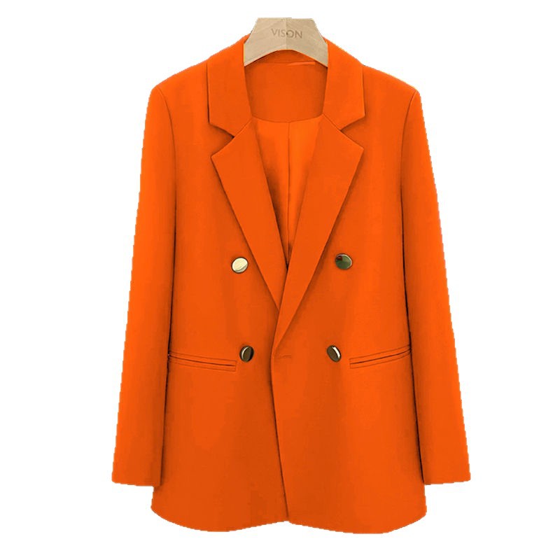 Ladies Stylish Double-Breasted Blazer Mune Fashion