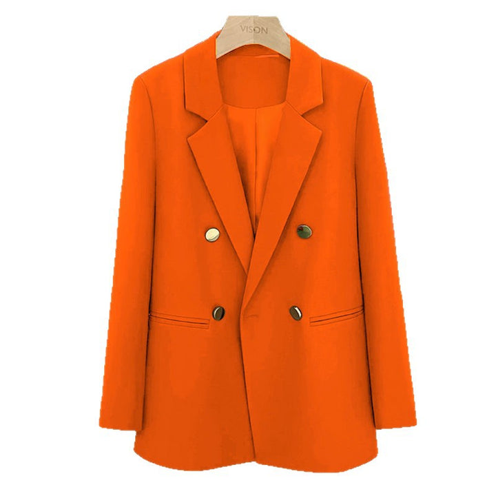 Ladies Stylish Double-Breasted Blazer Mune Fashion