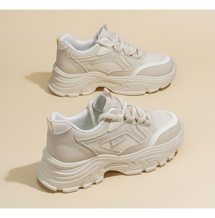 Women's Chunky Sneakers with cushioning sole and breathable upper material structure Mune Fashion