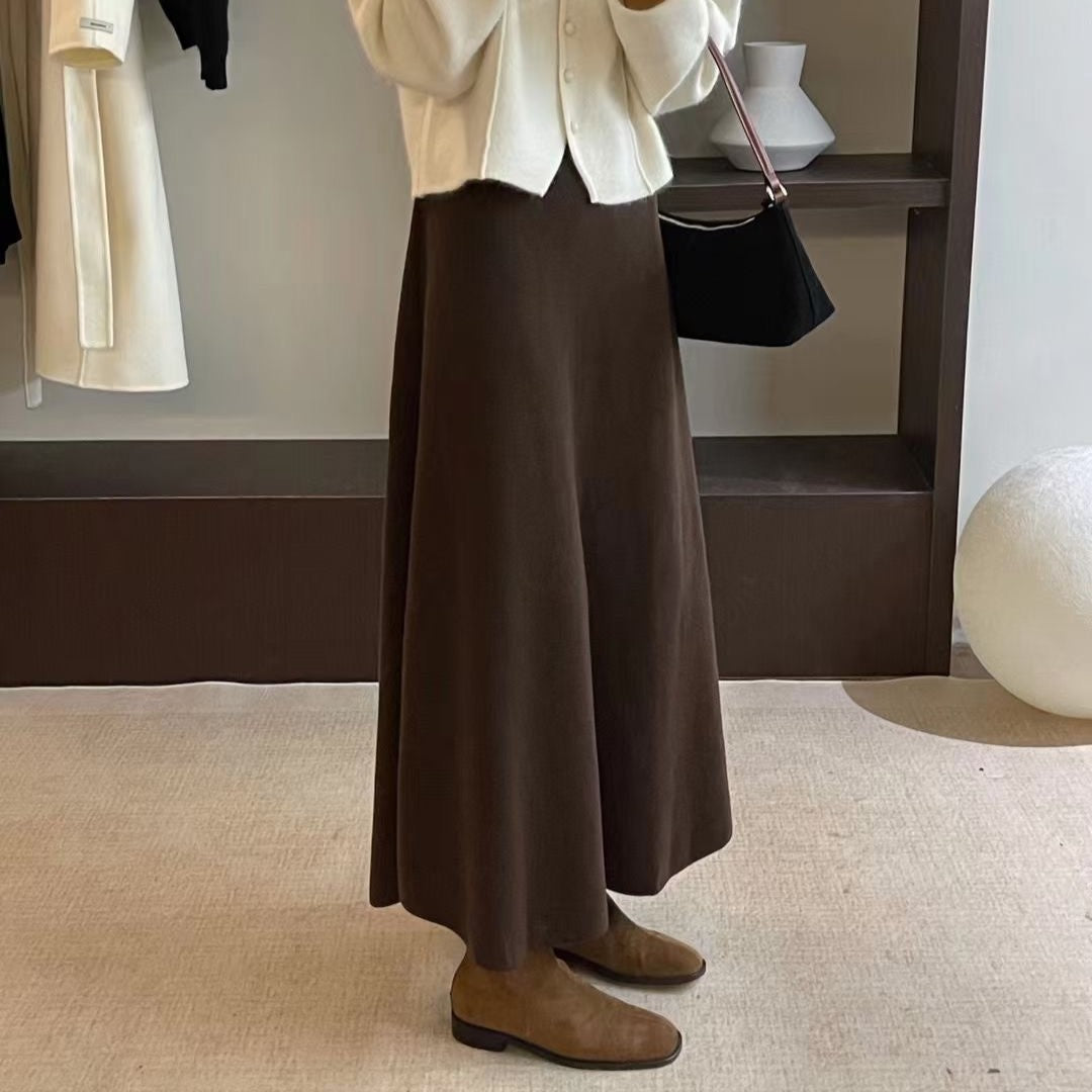 Ladies Elegant Maxi Skirt with Flowing Cut Mune Fashion