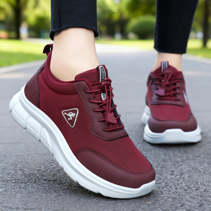 Men's robust chunky sneaker with breathable mesh, quick lacing cord, and shock-absorbing EVA platform sole Mune Fashion