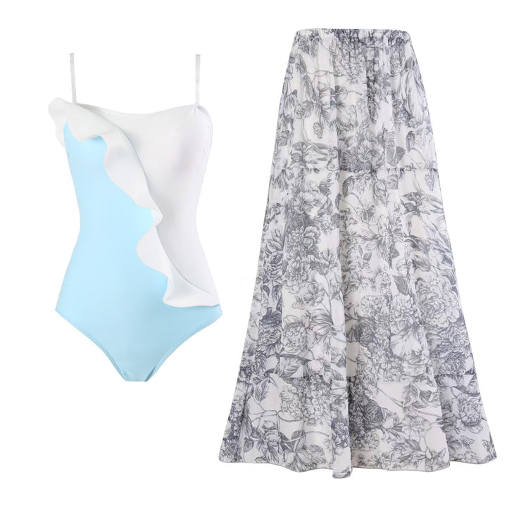 Women’s Swimsuit and Maxi Skirt Set Mune Fashion