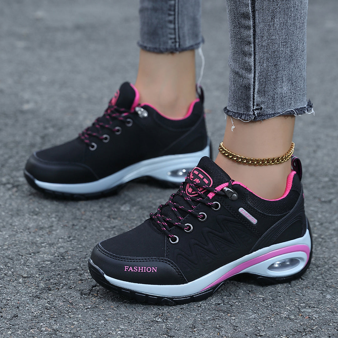 Ladies nan sporty wedge sneakers with padded air cushion sole Mune Fashion