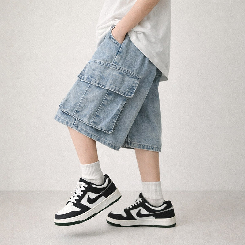 Women’s Cargo Shorts with Practical Pockets Mune Fashion