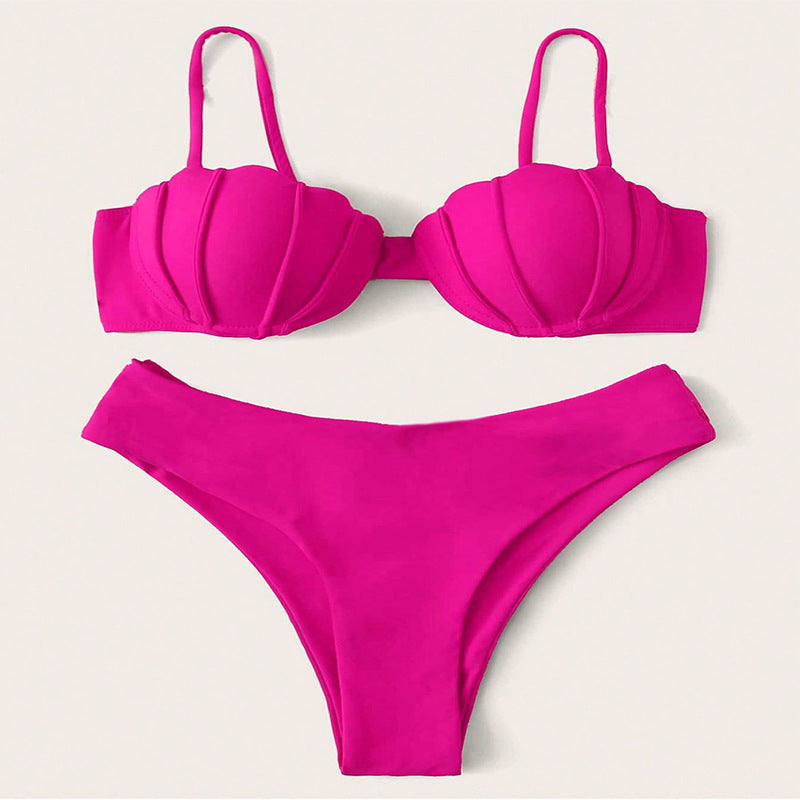 Women's bikini set with molded top and high leg cut Mune Fashion